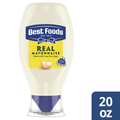 Best Foods Real Mayonnaise 20 fl oz Squeeze Bottle