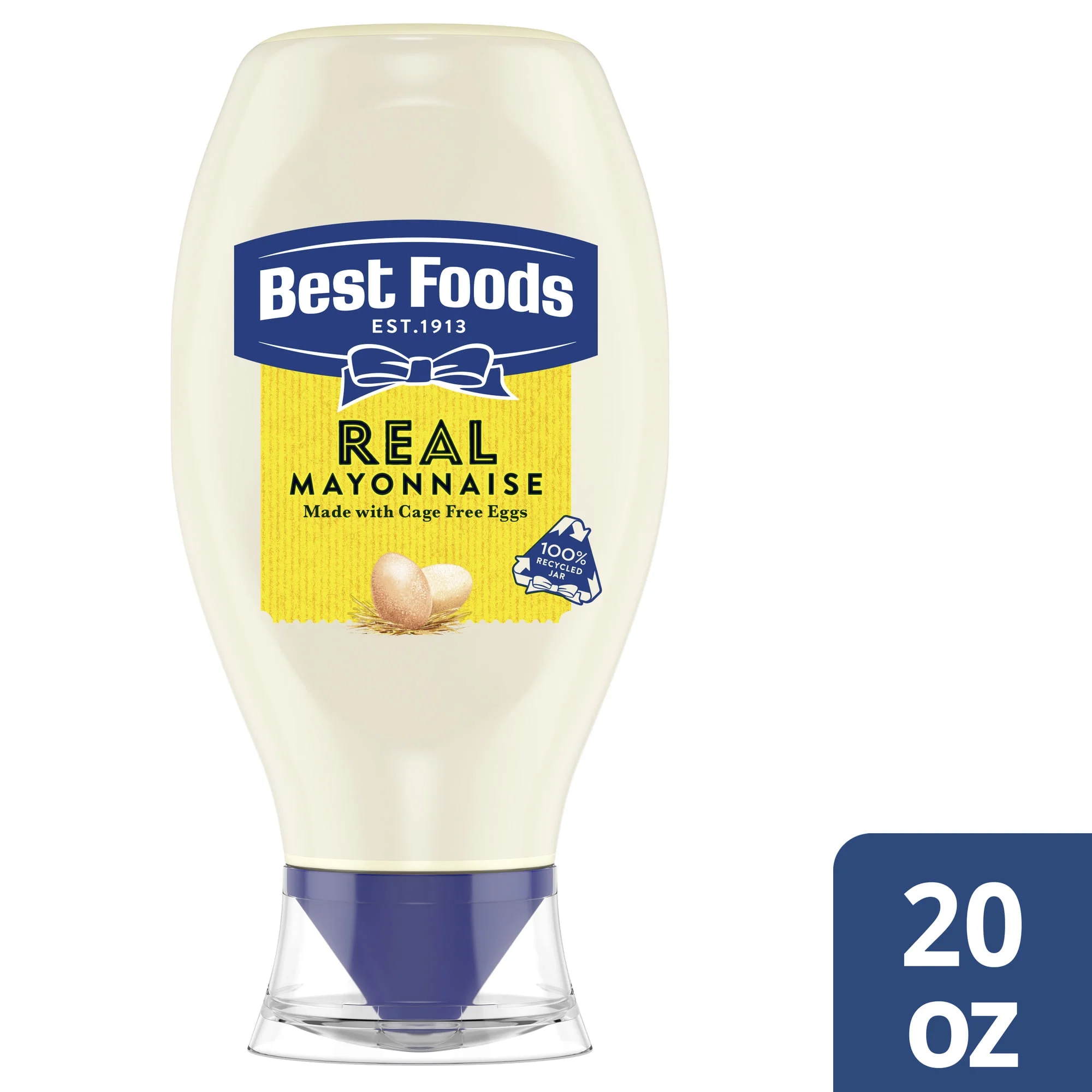 Best Foods Real Mayonnaise 20 fl oz Squeeze Bottle