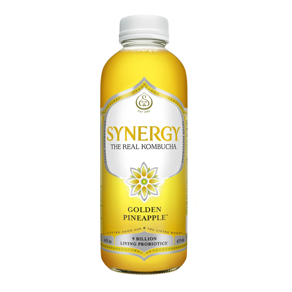 Synergy The Real Kombucha Golden Pineapple 16 fl oz