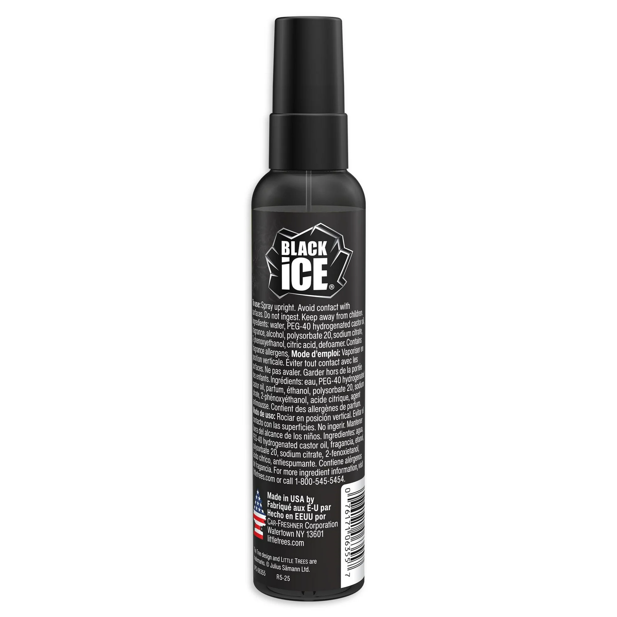 Little Trees Air Freshener Spray Black