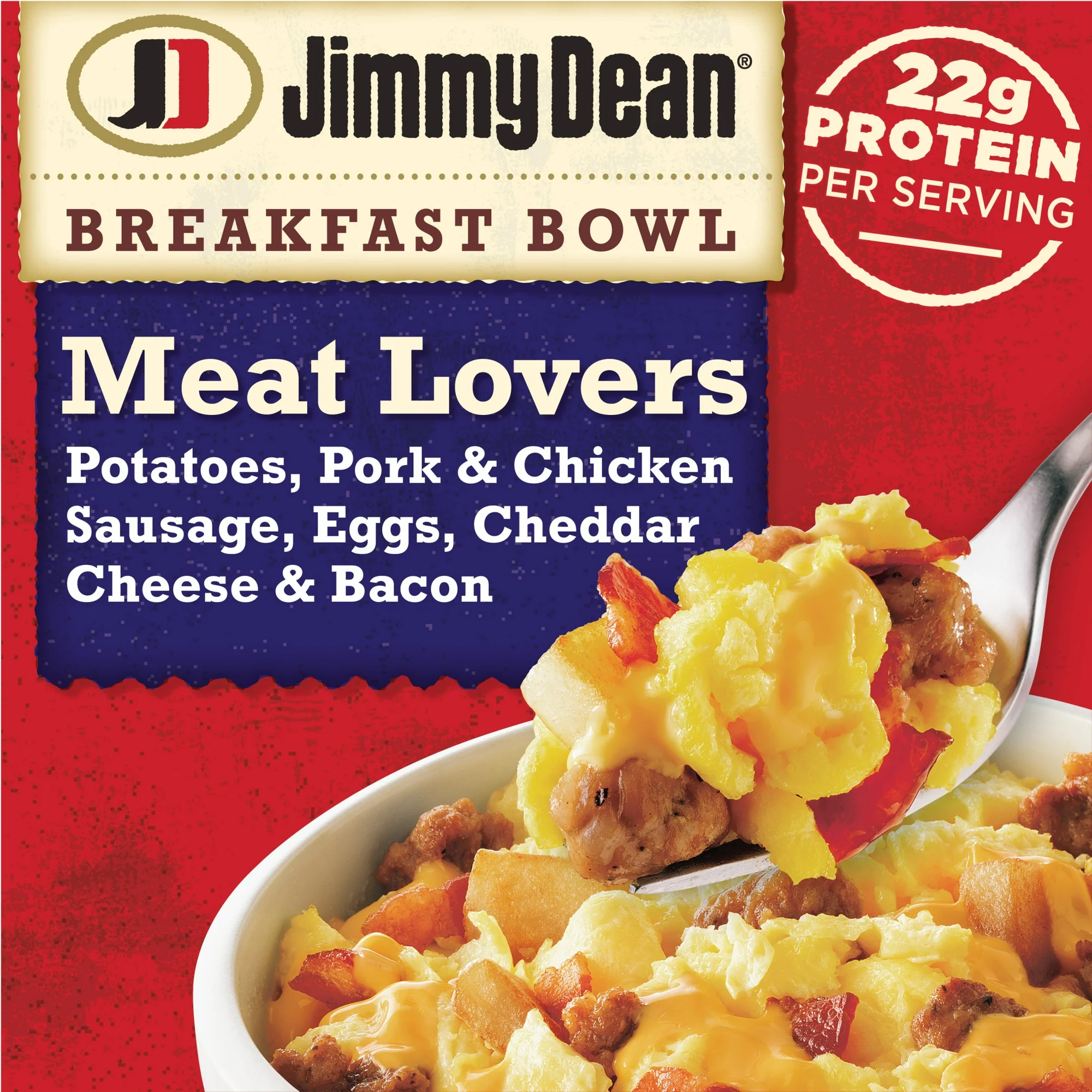 Jimmy Dean Meat Lovers Breakfast Bowl 7 oz (Frozen)