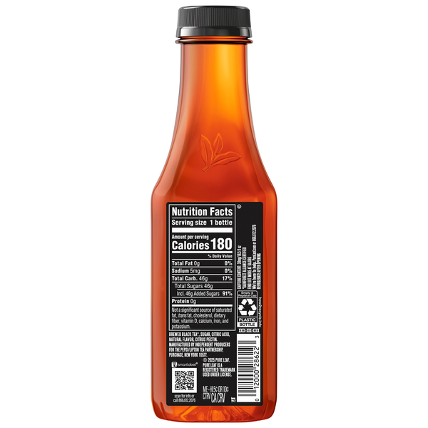 Pure Leaf Iced Tea, Raspberry 18 Oz